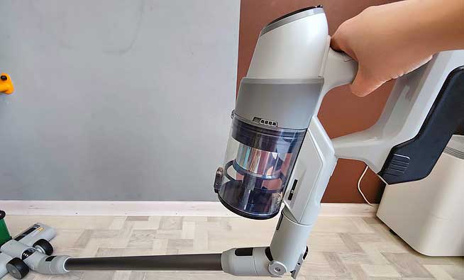 Обзор беспроводного пылесоса Даджет V450