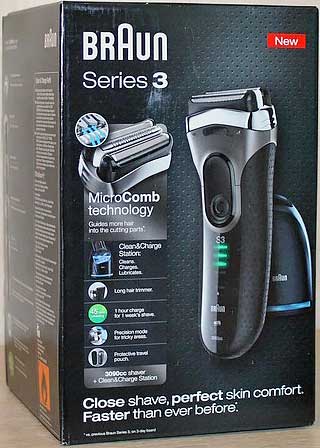 Обзор электробритвы Braun Series 3 3090сс