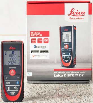 Обзор лазерного дальномера Leica Disto D2 NEW