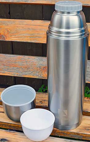 Обзор термоса Арктика 105-1200 объемом 1.2 литра в металлическом корпусе