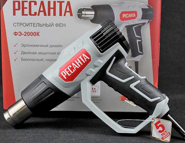 Обзор технического фена Ресанта ФЭ-2000К