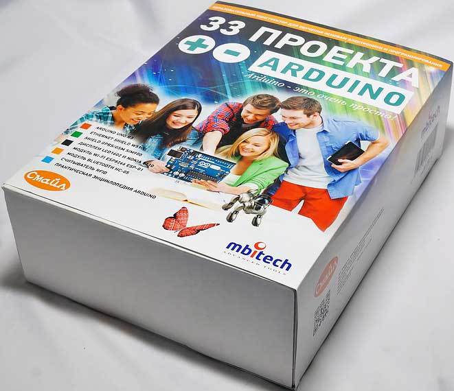 Обзор образовательного конструктора 33 ПРОЕКТА ARDUINO от компании MBiTECH