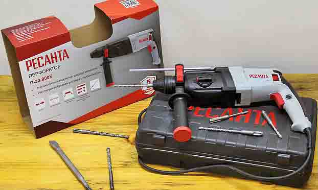Обзор перфоратора Ресанта П-30-900К