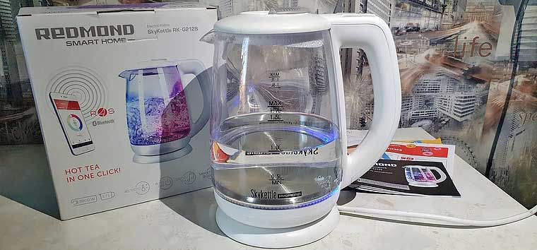Обзор электрочайника Redmond SkyKettle RK-G212S