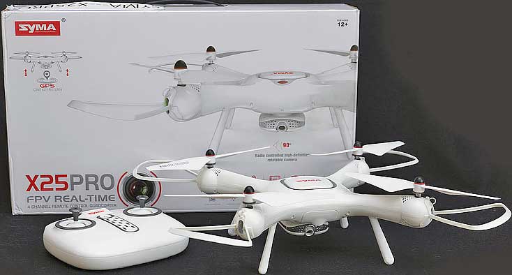 Обзор и тестирование квадрокоптера Syma X25PRO – игрушка с GPS и FPV по доступной цене