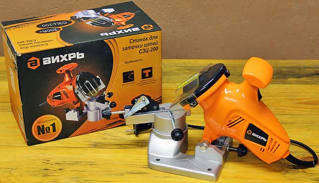 Обзор станка для заточки цепей Вихрь СЗЦ-200