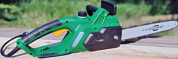 Обзор электрической цепной пилы Finepower CSE1816