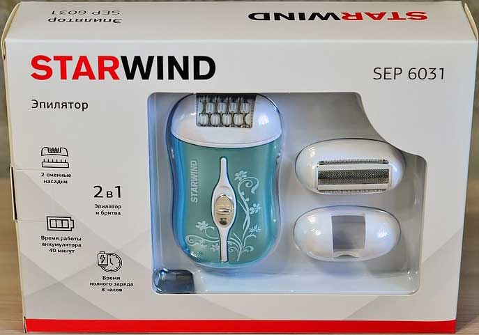 Эпилятор Starwind SEP 6031. Обзор
