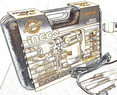 Перфоратор Ingco RH12006 INDUSTRIAL