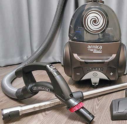 Обзор пылесоса ARNICA Tesla Ergo Active