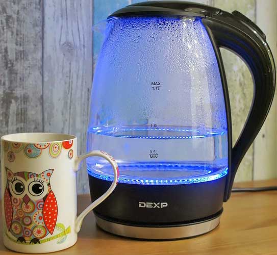 Обзор электрического чайника DEXP GF-175