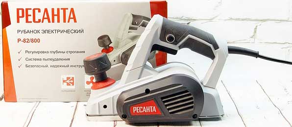 Обзор электрического рубанка Ресанта Р-82/800