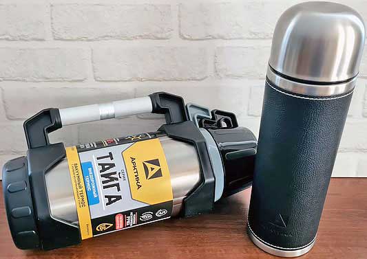 Обзор термосов Арктика 108-1000 и 110-1800 Тайга