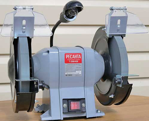 Обзор точильного станка Ресанта Т-200/450