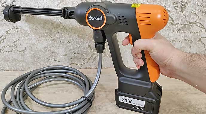 Обзор Dunobil Washer Pro: мойка высокого давления, работающая от аккумулятора