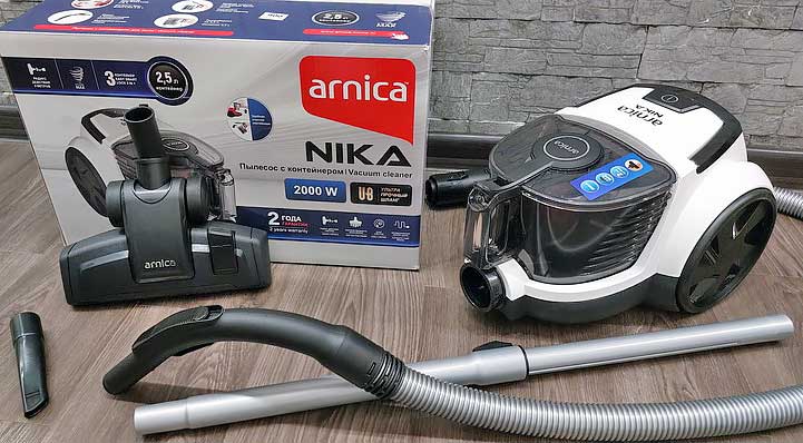 Обзор пылесоса Arnica Nika