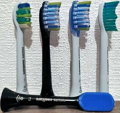 Обзор насадок для звуковых зубных щеток Philips Sonicare