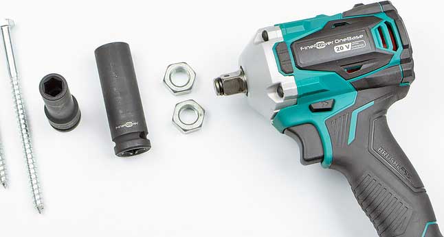 Обзор аккумуляторного гайковерта FinePower OneBase CIWBL400 OneBase20