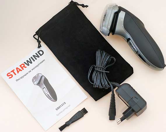 Обзор роторной электробритвы Starwind SSH1515