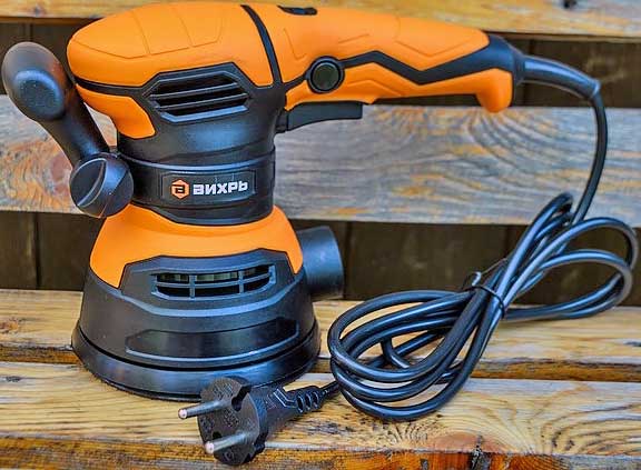 Обзор эксцентриковой шлифовальной машинки Вихрь ЭШМ-125/5Э