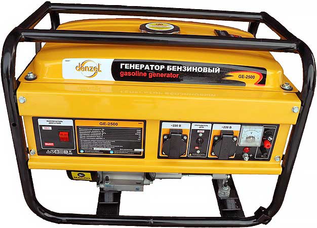 Обзор бензинового генератора DENZEL GE-2500