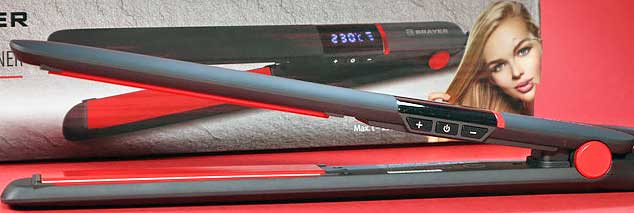 Выпрямитель для волос Brayer 3331BR-RD. Выпрямить или завить?