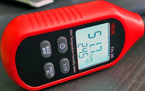 Обзор&nbsp;термогигрометра RGK TH-20