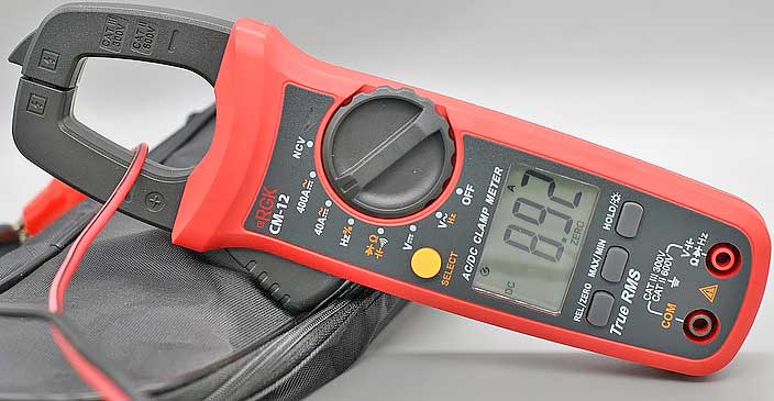 Обзор токоизмерительных клещей RGK CM-12